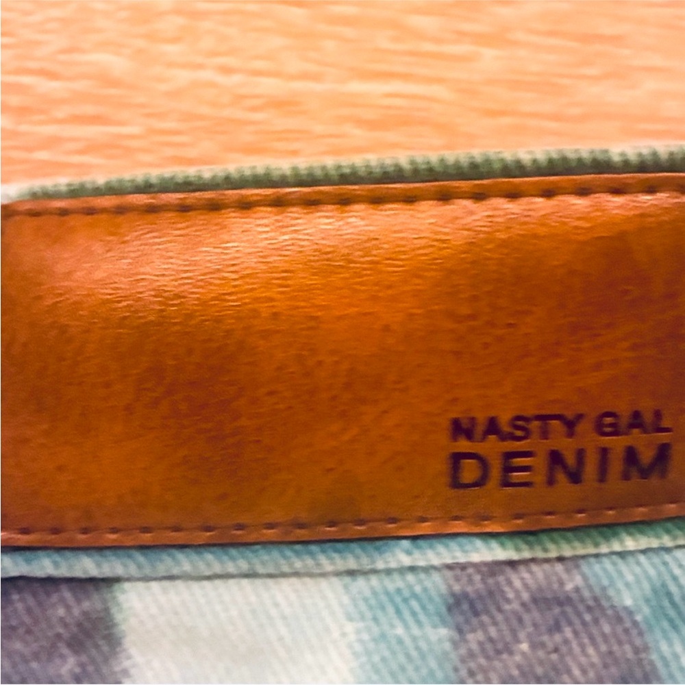 Wide Leg Printed Denim Jeans - Picture 7 of 7